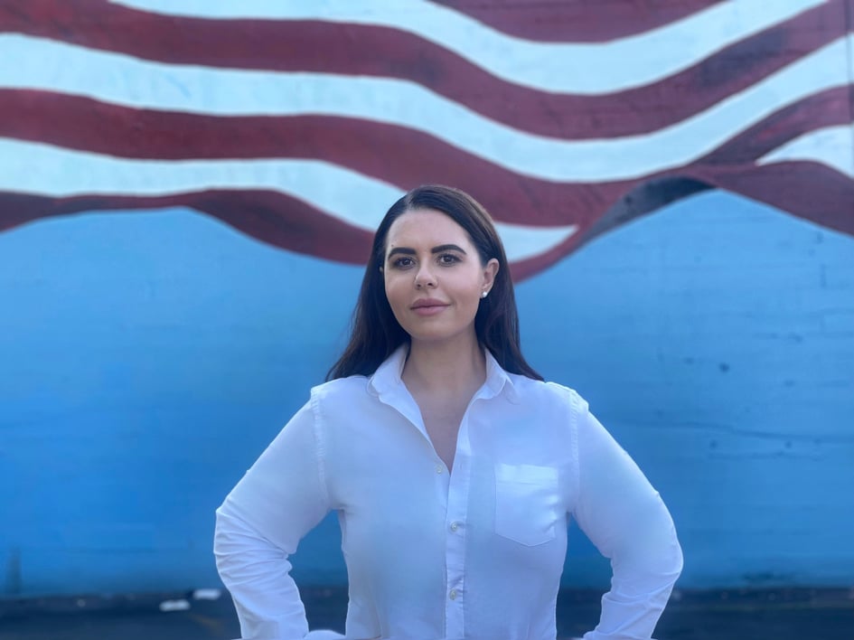 Courtney Casgraux campaign banner